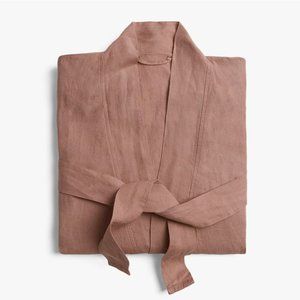NWT Parachute Linen Robe in Clay, Size Medium (M)